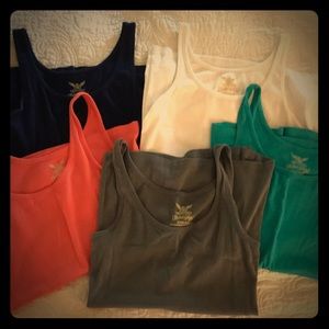 Bundle of 5 tank tops.